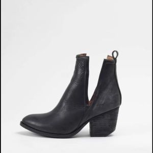 Jeffrey Campbell Black Orwell Cut-Out Booties